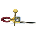 Retort Clamp for Condenser, Brass with Dip Coating